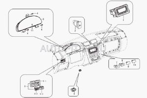 Кнопка ПТФ от 08г  LAX3710310 lax3710310 Lifan