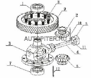 Подшипник КПП (дифференц.1.3) LH(LF479Q1-2303312A) lf479q12303312a Lifan