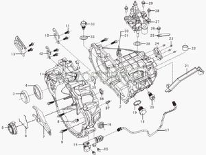 Сальник привода левый BREEZ/SOLANO lf481q12303314a Lifan
