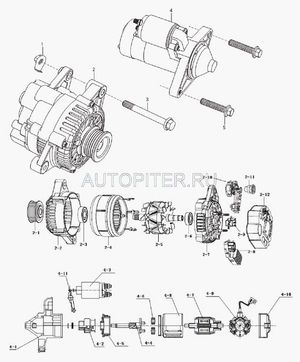 Бендикс стартера Solano 1.6 (LF481Q33708120A) lf481q33708120a Lifan
