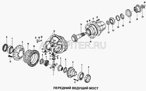 ФЛЯНЕЦ РЕДУКТОРА D=165   8 отв  высокий мелкий шлиц + 199012320110 Howo