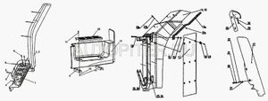 Ступень подножки правая верхняя (метал) wg1642230018 Howo