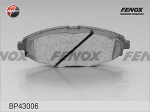 Комплект тормозных колодок, дисковый тормоз BP43006 Fenox