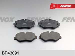 Комплект тормозных колодок, дисковый тормоз BP43091 Fenox