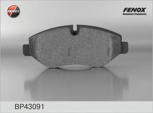 Комплект тормозных колодок, дисковый тормоз BP43091 Fenox