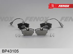 Колодки тормозные задние дисковые к-кт для Seat Alhambra 2000-2010 BP43105 Fenox