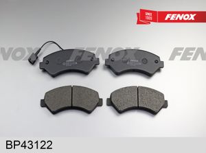 Комплект тормозных колодок, дисковый тормоз BP43122 Fenox