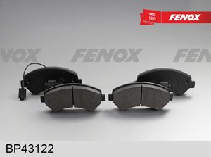 Комплект тормозных колодок, дисковый тормоз BP43122 Fenox