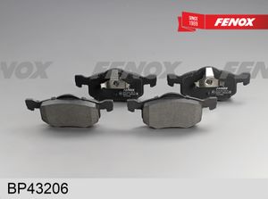 Комплект тормозных колодок bp43206 Fenox