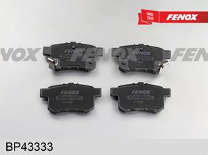 Колодки тормозные задние дисковые к-кт для Honda Accord VIII USA 2007-2012 bp43333 Fenox
