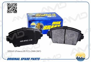Колодки тормозные дисковые AMDBF421 AMDBF421 AMD