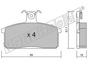 Комплект тормозных колодок