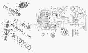 Цапфа dпосад=255 14отв.ф12 L=230 dвала=90 Р=М85х2 поворот.кулака правая,на а/м до 2000г 431142304080 Камаз