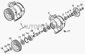 Корпус помпы (КАМАЗ) 740130701520 Камаз