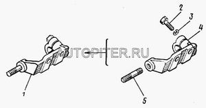 КронштейнКАМАЗгенераторавсбореОАОКАМАЗ 7403701770 Камаз