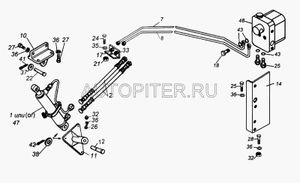 Насос опрокидывания кабины КАМАЗ (ЗАО Техпроммаш г. Набережные Челны)                                96455004010 Камаз