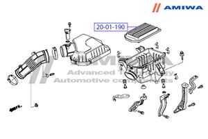 Элемент фильтрующий воздушный HONDA CR-V (07-12) (2.4) AMIWA 2001190 Amiwa