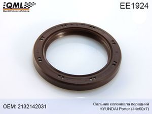 Сальник коленвала передний HYUNDAI Porter44х60х7 EE1924 Qml