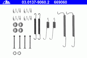 К-кт установочный задних колодок для Opel Kadett D 1981-1984 03.0137-9060.2 Ate
