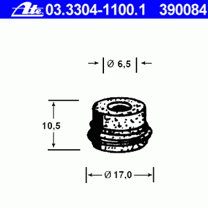 Пробка, бачок тормозной жидкости 03.3304-1100.1 Ate