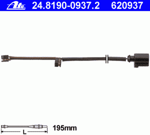 Датчик износа колодок для Porsche Cayenne 2003-2010 24.8190-0937.2 Ate