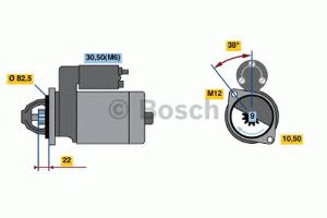 Стартер 0 001 108 151 Bosch