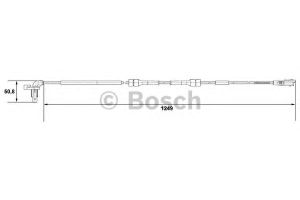 Датчик ABS передний для Peugeot Partner (M59) 2002-2012 0 265 007 666 Bosch