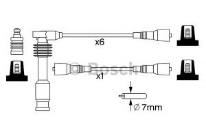 Комплект проводов зажигания 0 986 357 276 Bosch