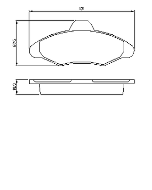 Комплект тормозных колодок, дисковый тормоз 0 986 460 949 Bosch
