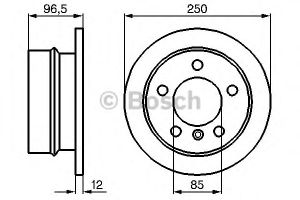 Тормозной диск 0 986 478 863 Bosch