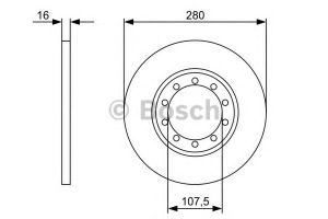 Тормозной диск 0 986 479 390 Bosch