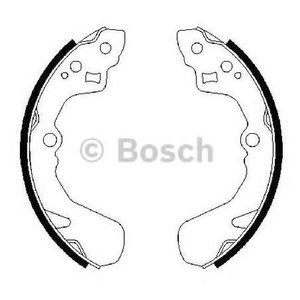 Колодки барабанные к-кт для Suzuki Swift 2004-2010 0 986 487 436 Bosch