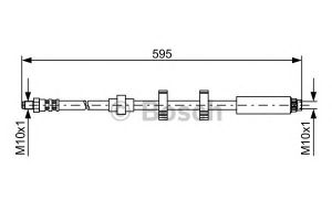 Шланг тормозной передний для Peugeot 607 2000-2010 1 987 476 979 Bosch