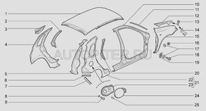 Буфер крышки 21010840416000 Автоваз