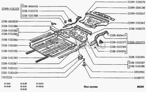 2108 Поддомкратник /голый/ (Чашечка) 21085101076 Автоваз