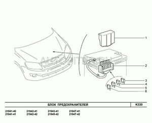 Предохранитель 40 А 21700372214001 Автоваз