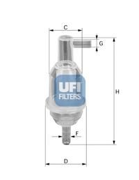 Топливный фильтр 31.013.00 Ufi