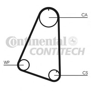 Ремень ГРМ для Fiat Cinquecento 1991-1998 CT504 Contitech