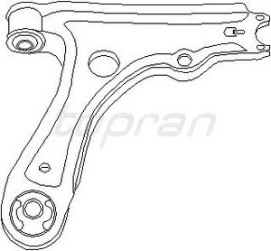 Рычаг передний для Seat Cordoba 1999-2002 102771756 Hans Pries