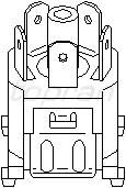 Переключатель отопителя для Porsche 944 1981-1991 103428755 Hans Pries