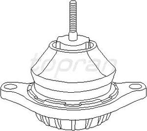 Опора двигателя для VW Passat [B2] >1988 103650755 Hans Pries