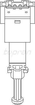 Датчик включения стопсигнала для Ford Galaxy 1995-2006 109001756 Hans Pries
