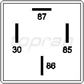Реле Opel 207029015 Hans Pries
