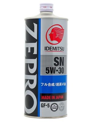 Моторное масло IDEMITSU Zepro Touring SN/GF-5 SAE 5W-30 1845001 Idemitsu