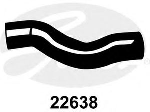 Патрубок радиатора 22638 Gates