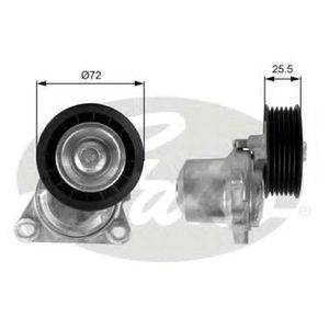 Ролик ручейкового ремня с натяжителем MAZDA 6 1,8-2.3 2002 T38408 Gates