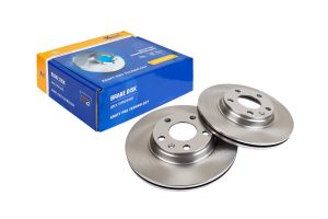 Диск тормозной передний для а/м Audi A4 (94-09) 1.6-4.2, A6 (97-05) 2.4 / VW Passat (96-10) kt016044 Kraft