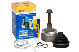 ШРУС наружный для а/м Audi A4 1.6-2.8 (94-01), A6 1.8-2.8 (97-05) / Skoda Superb 2.0 (01-08) / VW Passat 1.6-2.8 (96-05) kt059116 Kraft