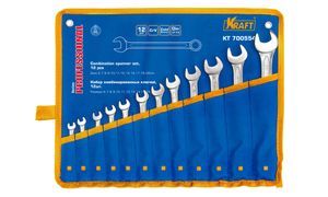 Набор рожково-накидных ключей (12 предметов) KRAFT (сумка) kt700554 Kraft
