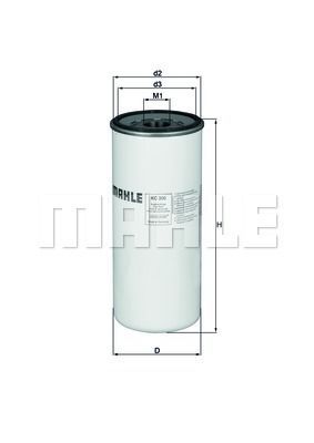 Топливный фильтр KC 300 Knecht/Mahle